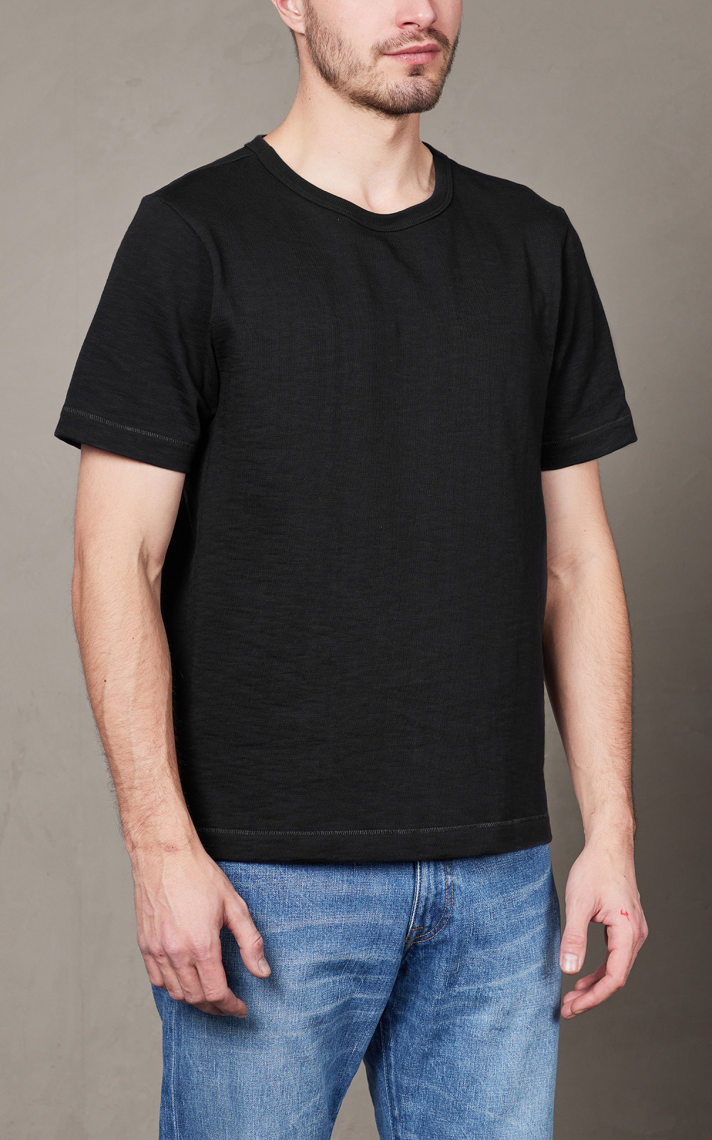Merz b. Schwanen 2S14 Crew Neck Tee Charcoal | Cultizm