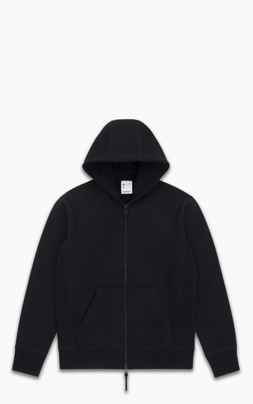 3sixteen Heavyweight Zip Hoody Black