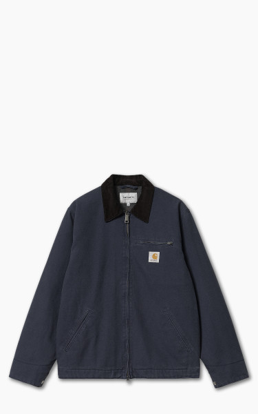 Carhartt WIP Detroit Jacket Dearborn Canvas Heavy Stone Wash Blue