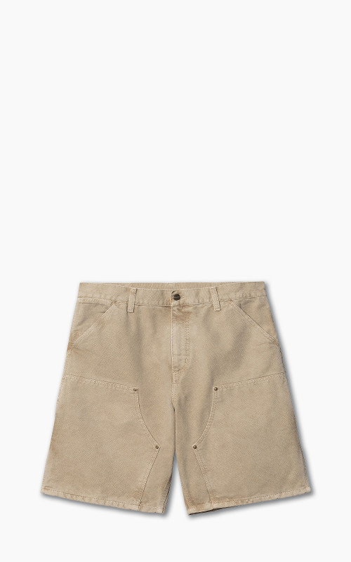 Carhartt WIP Double Knee Short Dusty H Brown Faded