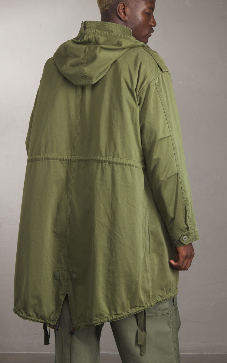 DENHAM HVANNA PARKA RE-CUT モッズコート 緑色 Denham_01-24-09-20-