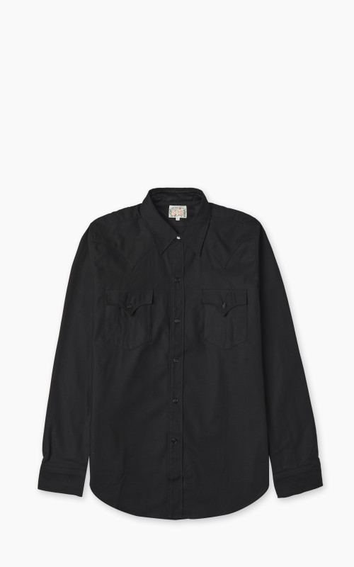 Mister Freedom Dude Rancher Shirt Sateen Black
