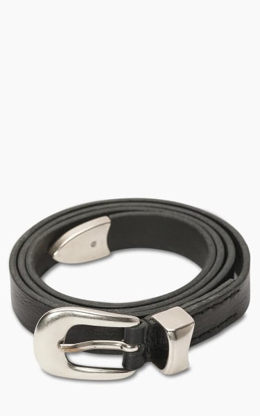 Our Legacy Leather Belt Black