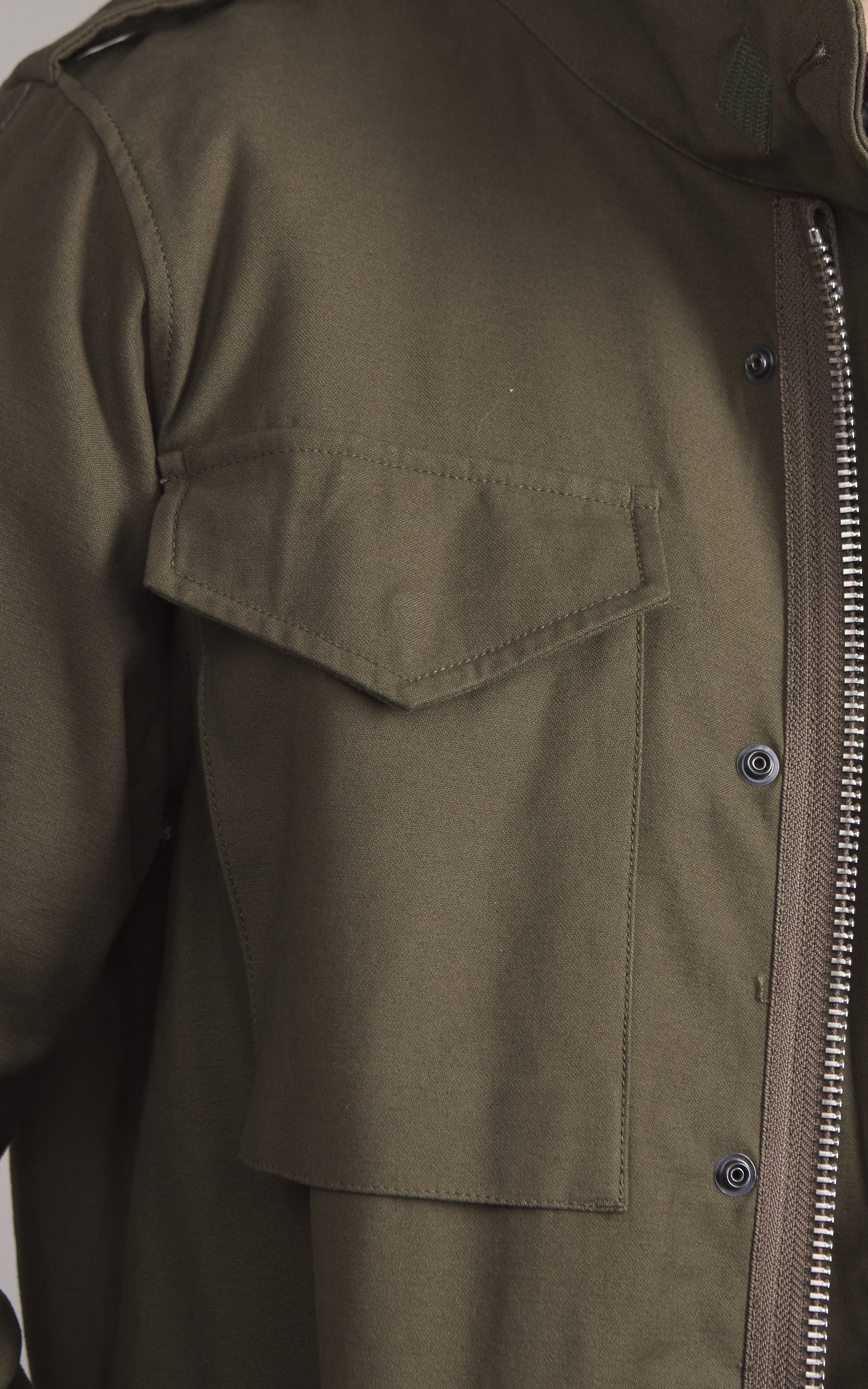 Houston US M65 Field Jacket Lined Olive Drab | Cultizm