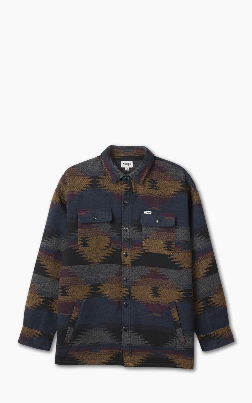 Wrangler Overshirt Leather Brown