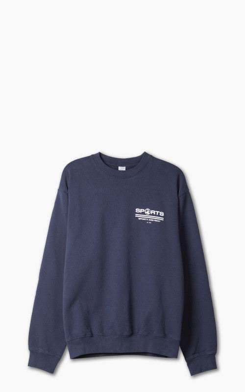 Sporty & Rich Sports Crewneck Navy