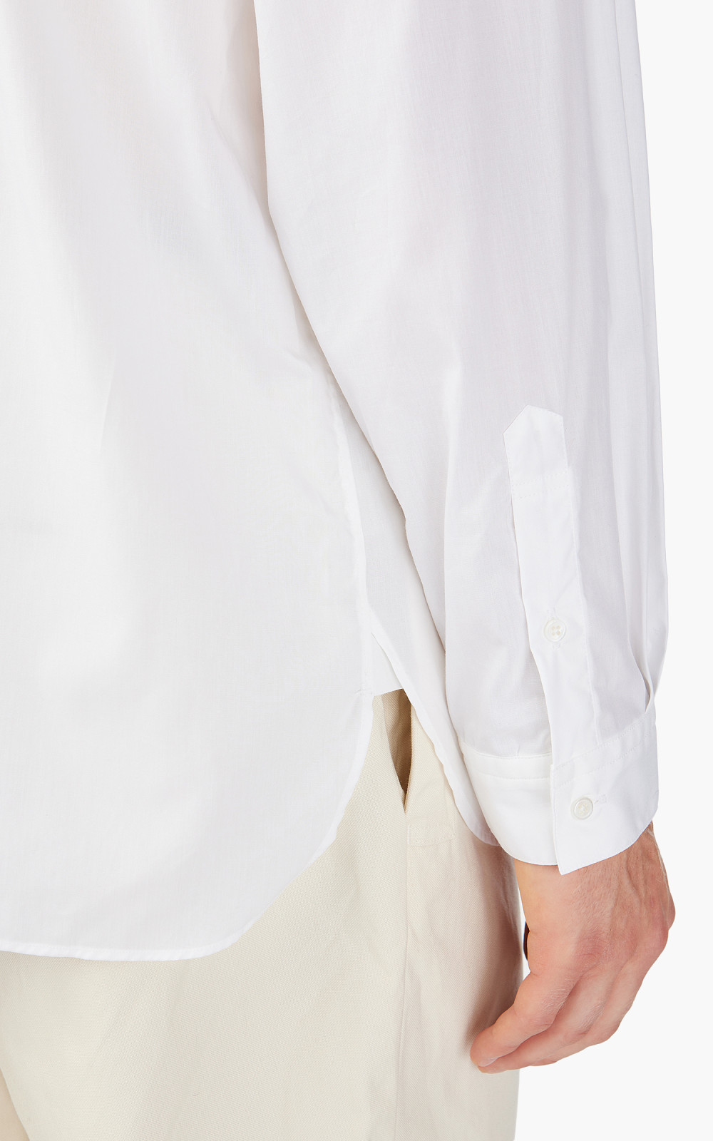 Still By Hand Regular Collar Shirt White | Cultizm