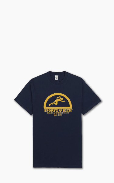 Sporty &amp; Rich Fun Track T-Shirt Navy