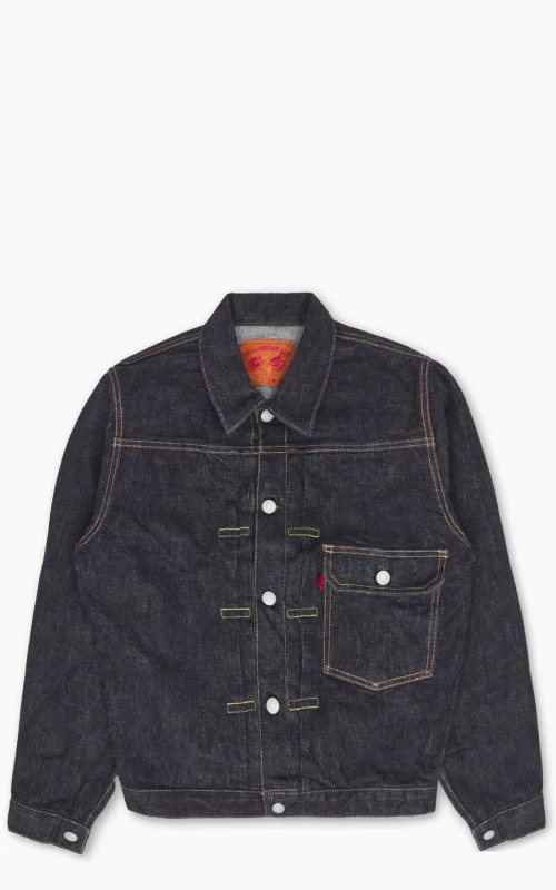 2107XXW Type 1 Selvedge Denim Jacket Heavy Ounce One Wash Indigo