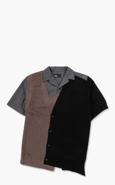 Kolor 21SCM-N04302B Block Shirt B-Dark Brown