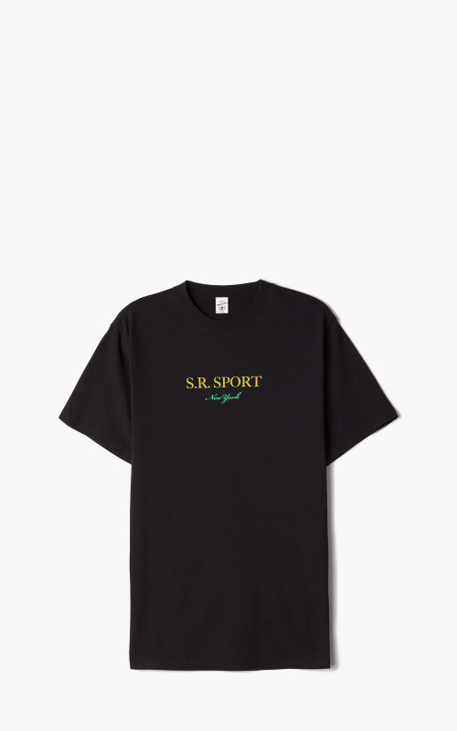 Sporty & Rich Wimbledon T-Shirt Faded Black
