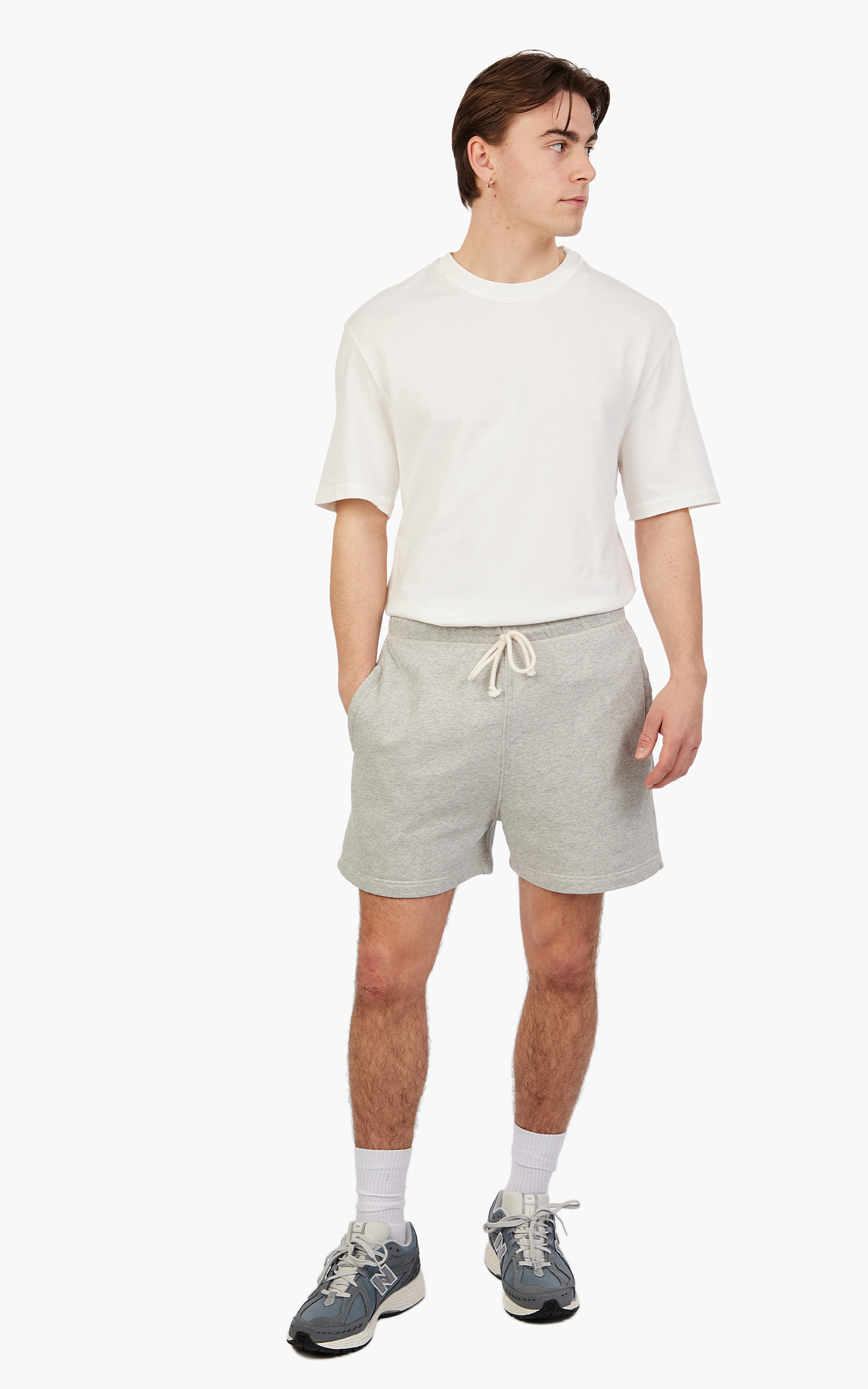 Merz b. Schwanen SPS05 Sweat Shorts Grey Melange | Cultizm