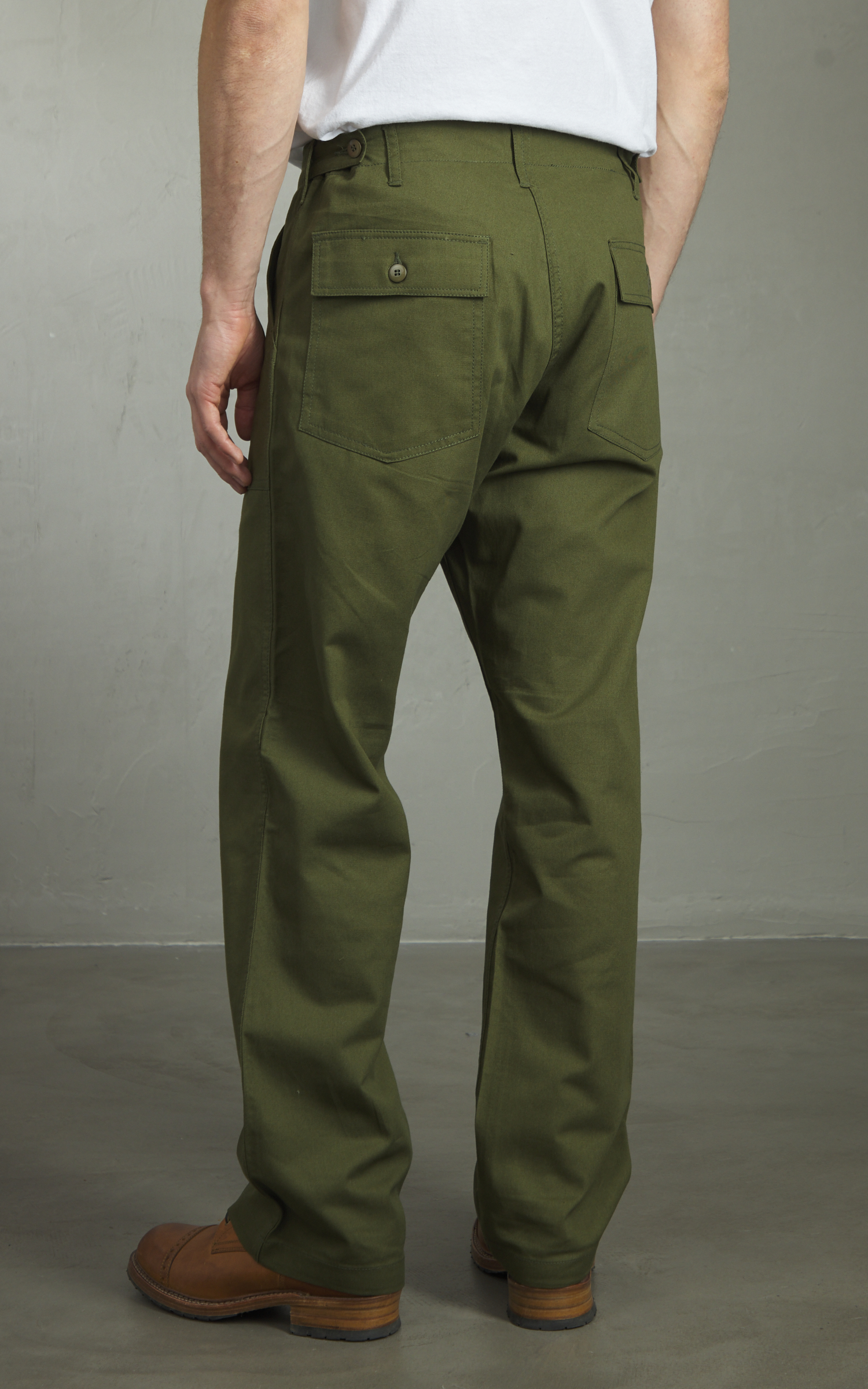 Houston Fatigue Pants Cotton Twill Olive Drab | Cultizm