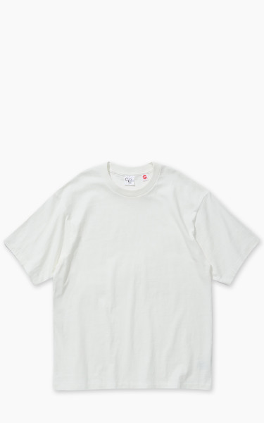 Cotton Research Club S/S Slubby T-Shirt White