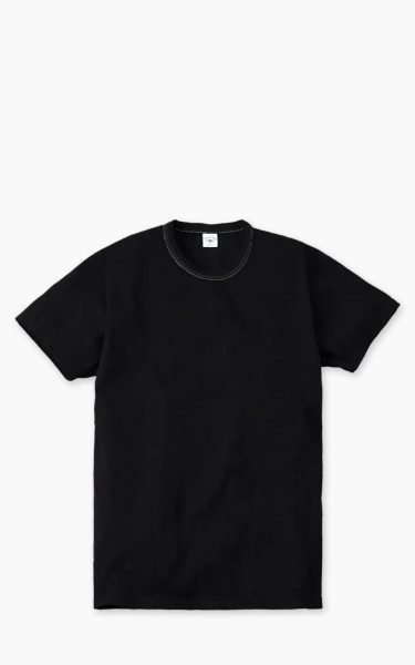 The Flat Head FN-THC-101 Plain T-Shirt Black