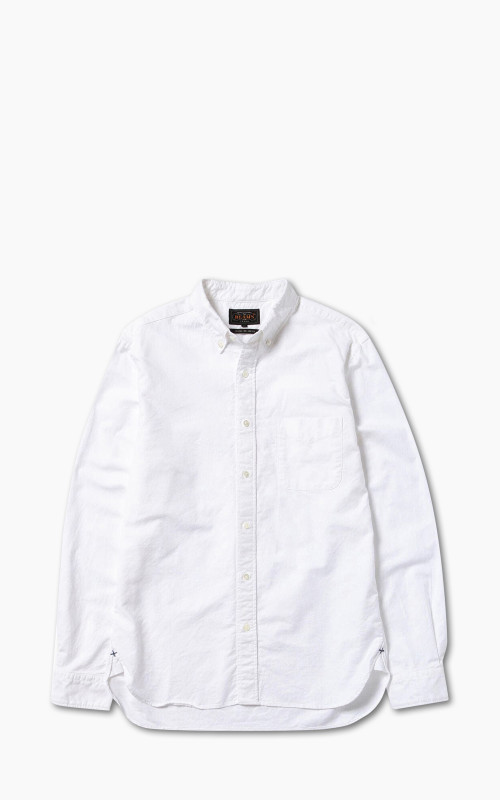 Beams Plus Oxford Button-Down Shirt White