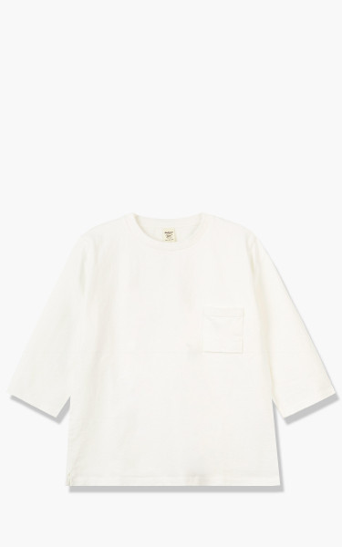 Jackman Dotsume 1/2 Sleeve T-Shirt Off White JM5807-offwhite