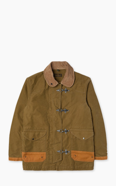 Chesapeake&#039;s Jungle Cloth Bedford Fireman Jacket Khaki Green