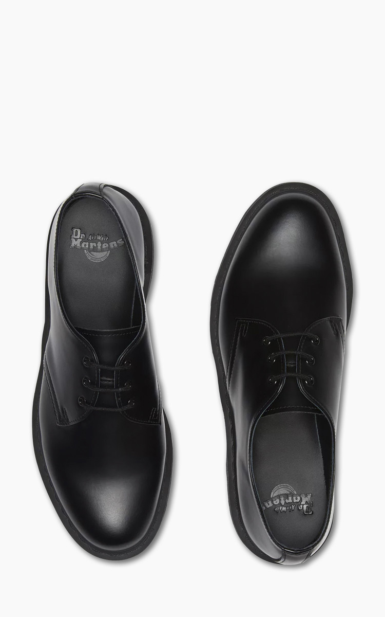 Dr. Martens 1461 MONO ブラック 36 EU Dr Martens 1461 Mono In All Black | Leather Lace up 3 Eyelet