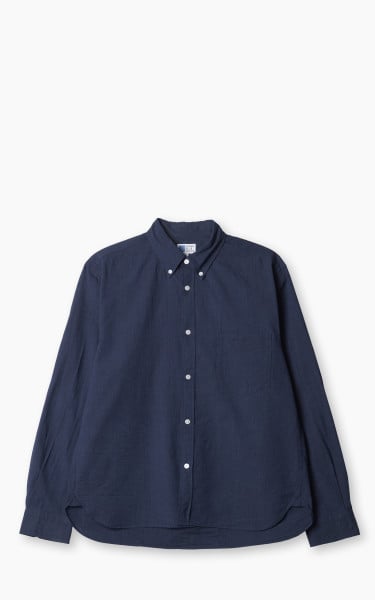 Japan Blue Cote d’Ivoire Cotton Selvedge Chambray Shirt Dark Indigo