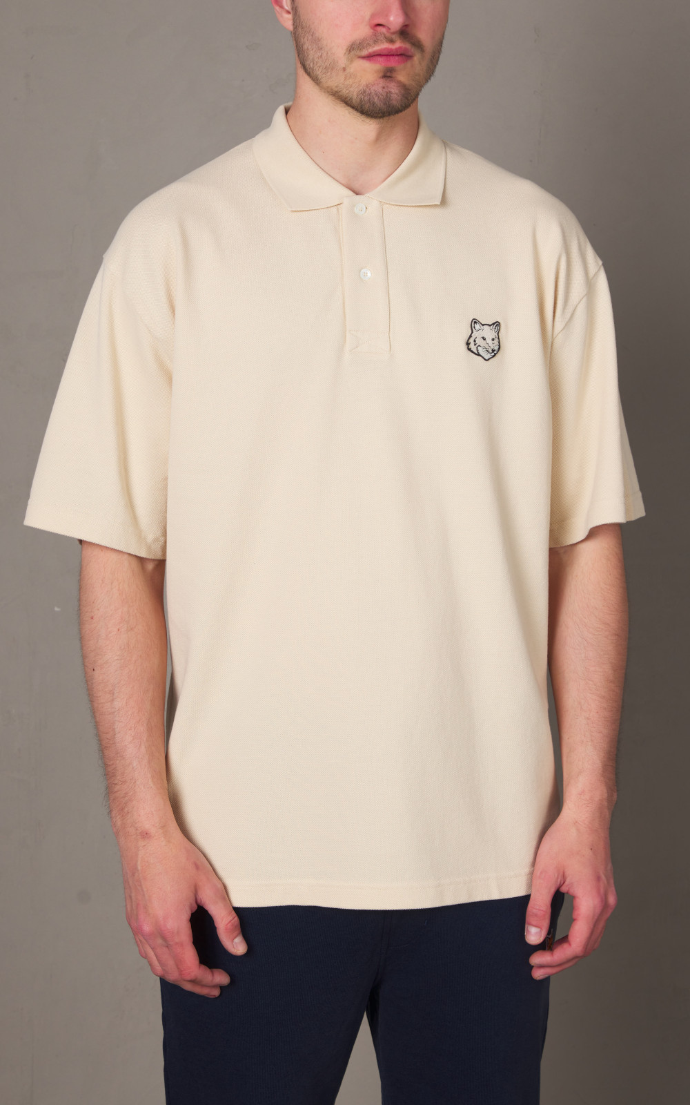 BOLD FOX HEAD PATCH OVERSIZE TEE SHIRT | Maison Kitsuné