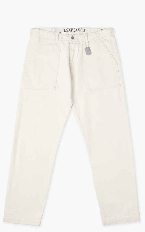 Chesapeake's Fatigue Pant Denim Selvedge Rinsed Natural