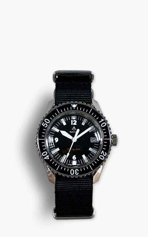 Naval Watch Company MIL-05 Automatic Royal Military Diver Watch Silver/Black