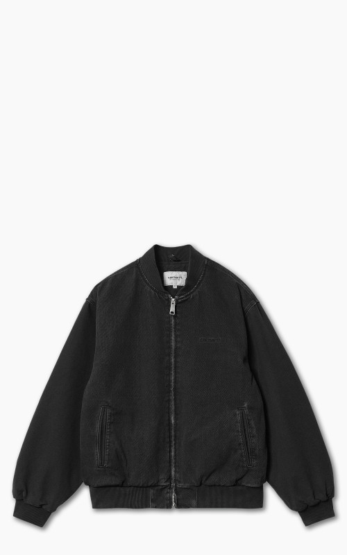 Carhartt WIP Paxon Bomber Maitland Denim Black/Black Stone Washed