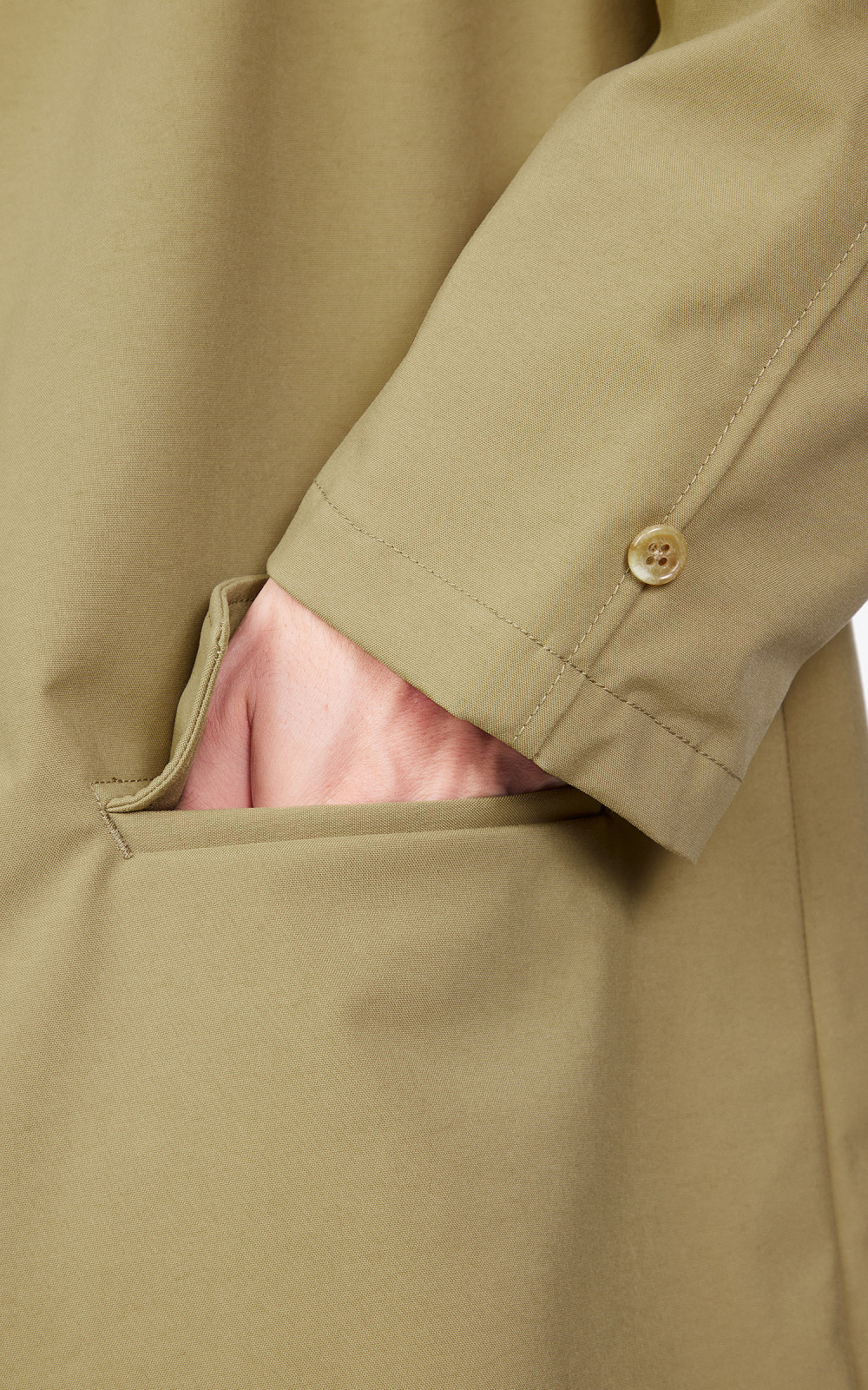 美品　完売　argue COTTON NYLON M-65 HALF COAT TRAVEL NYLON | PACKABLE COAT – ATON | エイトン