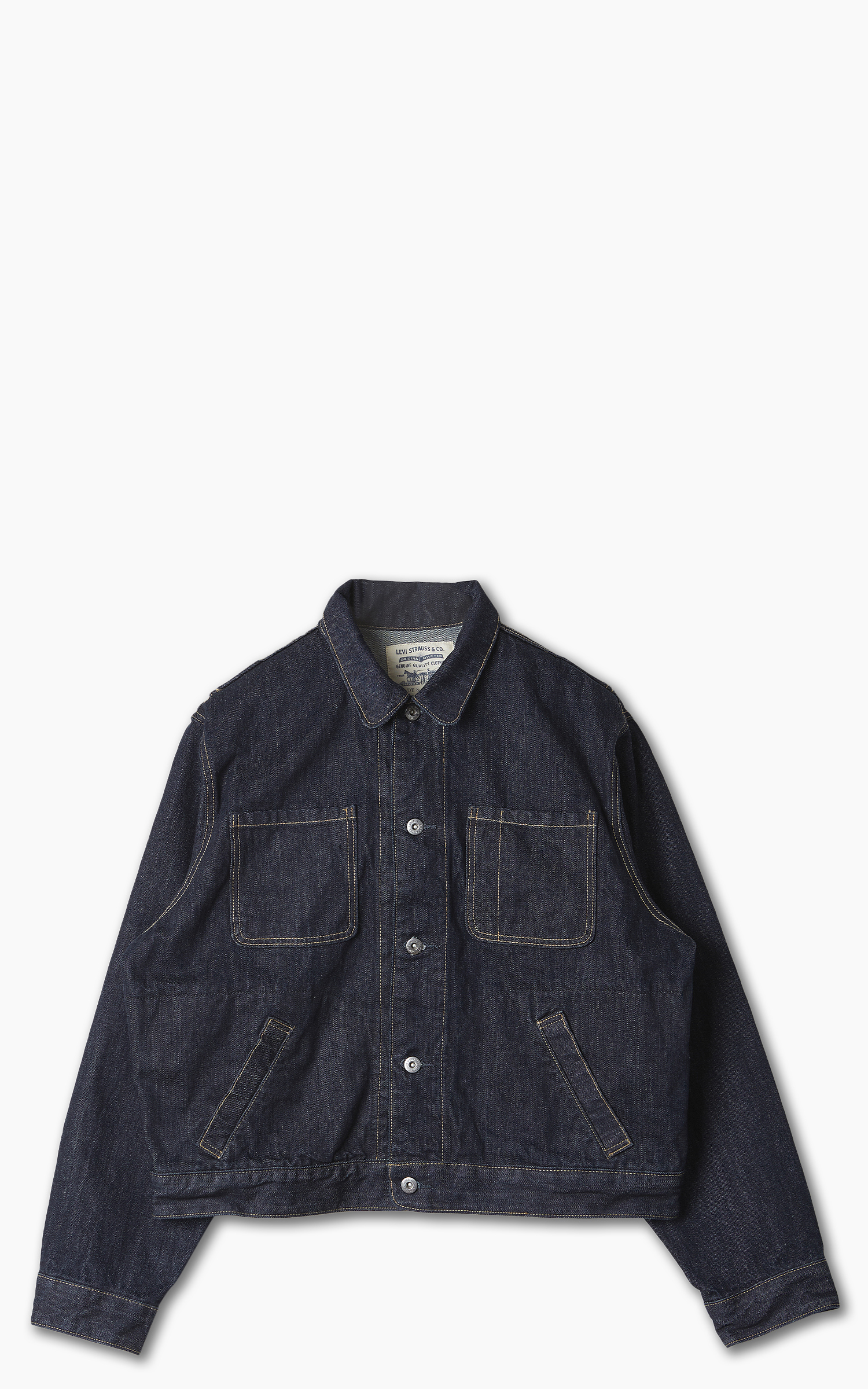 Levi's® Made & Crafted Utility Trucker Jacket Broadway Indigo Worn In |  Cultizm