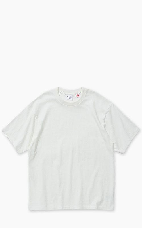 Cotton Research Club S/S Slubby T-Shirt White