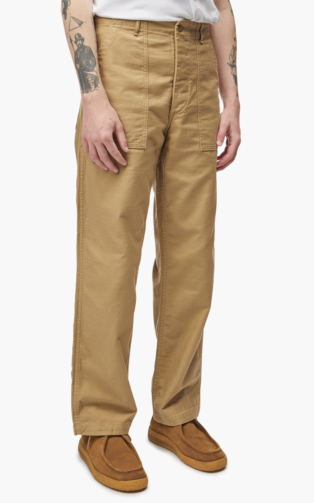Orslow US Army Fatigue Pants Khaki - Made in Japan | Pants
