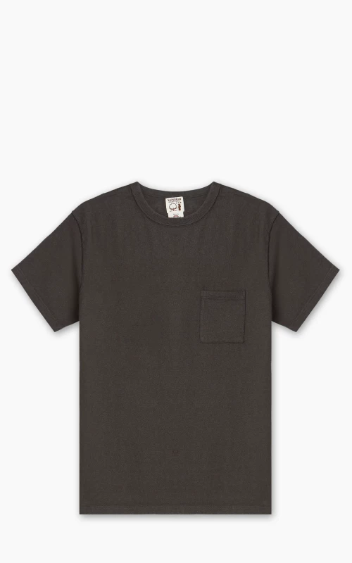 Samurai Jeans SJST-SC03 Japanese Cotton Made Pocket Tee Kuromame