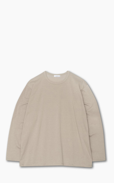 Nanamica COOLMAX Jersey L/S Tee Light Taupe