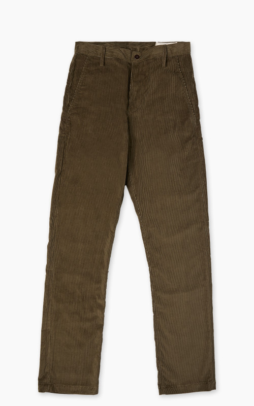 Rogue Territory Officer High Trouser Corduroy Olive