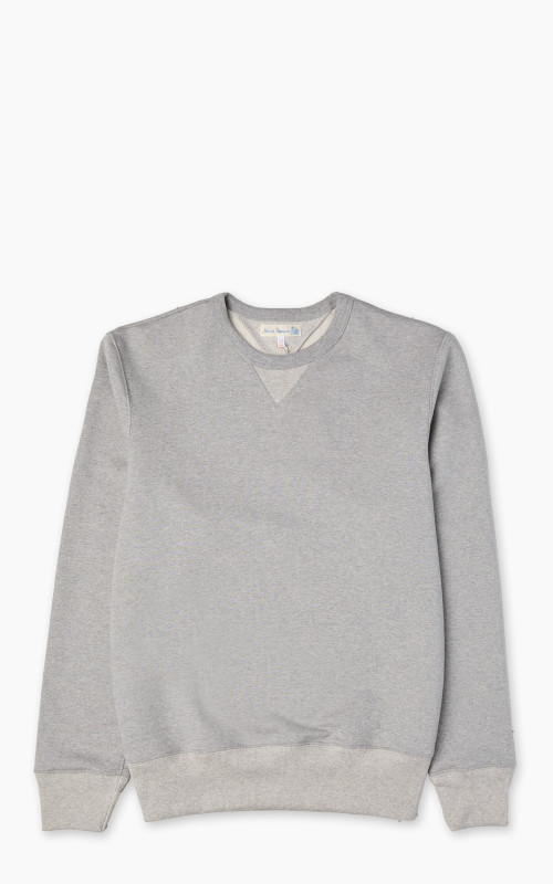 Merz b. Schwanen 3M46 Sturdy Loopback Fleece Sweatshirt Grey Melange