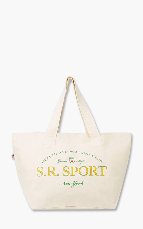 Sporty & Rich Wimbledon Tote Bag Natural