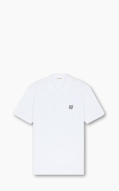 Maison Kitsuné Bold Fox Head Patch Comfort Polo White