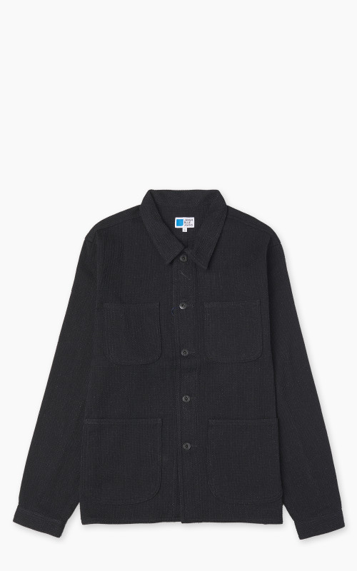 Japan Blue JBOT1324 Sashiko Coverall Jacket Black 11oz