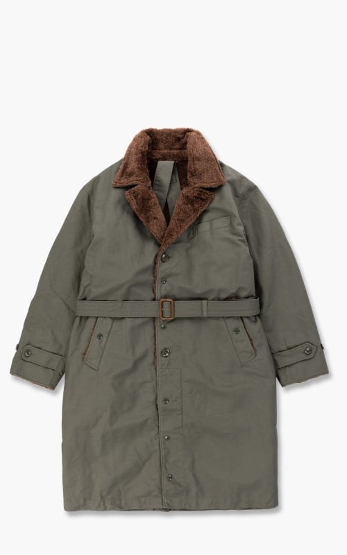 Engineered Garments Storm Coat Olive Cotton Double Cloth
