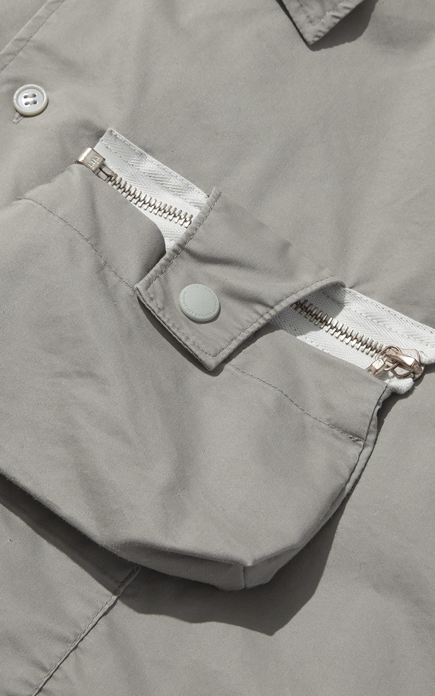 F/CE. x Digawel 7 Pockets S/S Shirt Sage Green | Cultizm