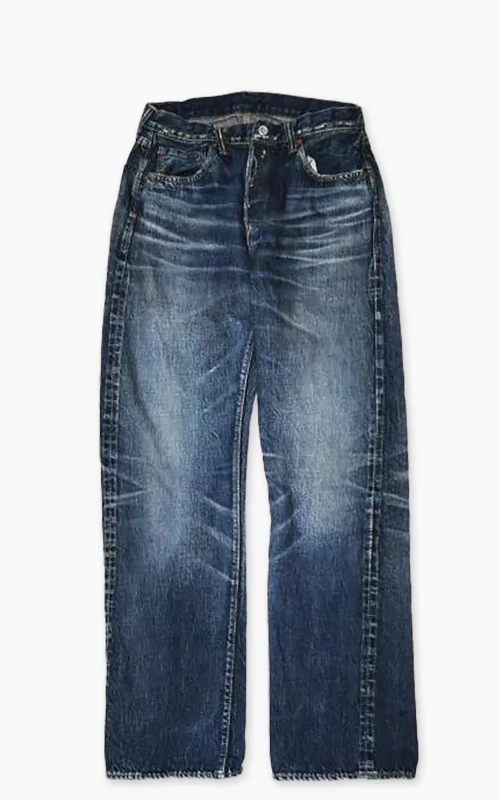 Fullcount 1353-S0105 Wide Denim "More Than Just Fear" Indigo Blue 13.7oz