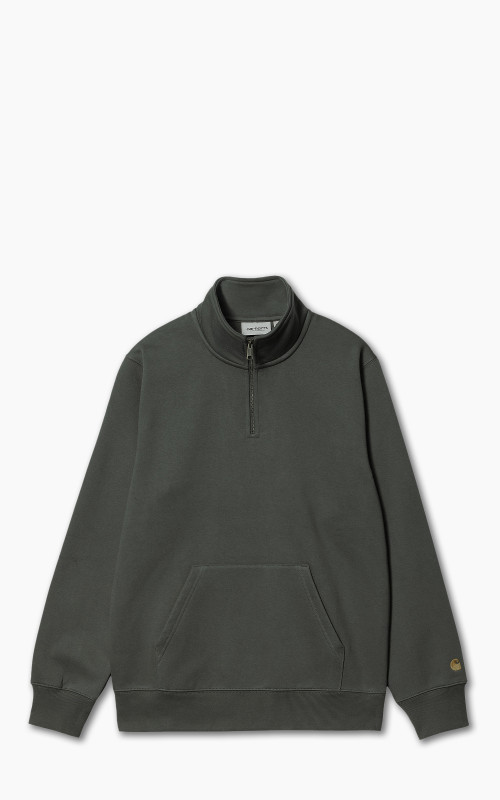 Carhartt WIP Chase Neck Zip Sweatshirt Jura/Gold