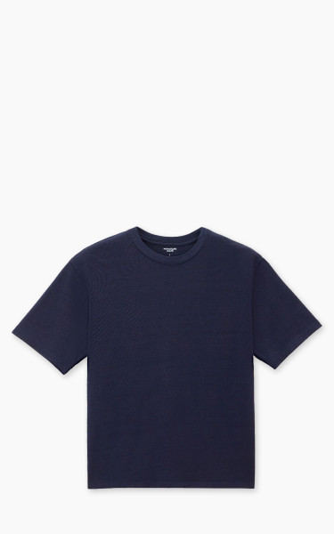 Momotaro Jeans MXTS1033 Yarn Dyed S/S T-Shirt Indigo 6.6oz