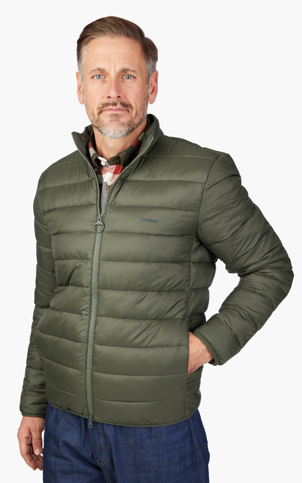Barbour Penton Quilted Jacket Olive Cultizm