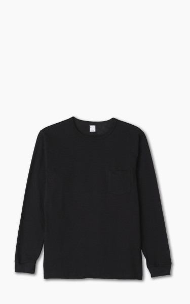 3sixteen Long Sleeve Pocket T-Shirt Black