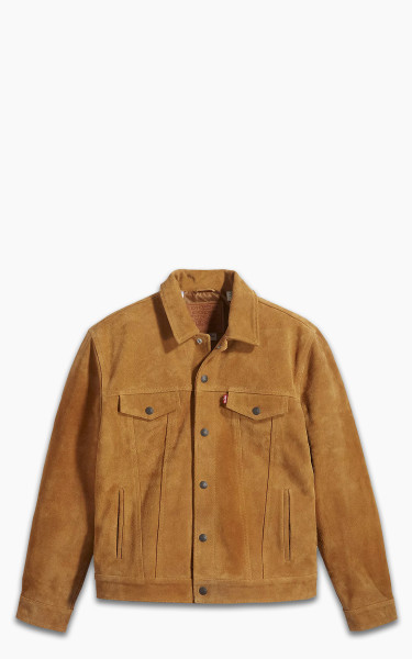 Levi&#039;s® Highland Suede Trucker Jacket Brown