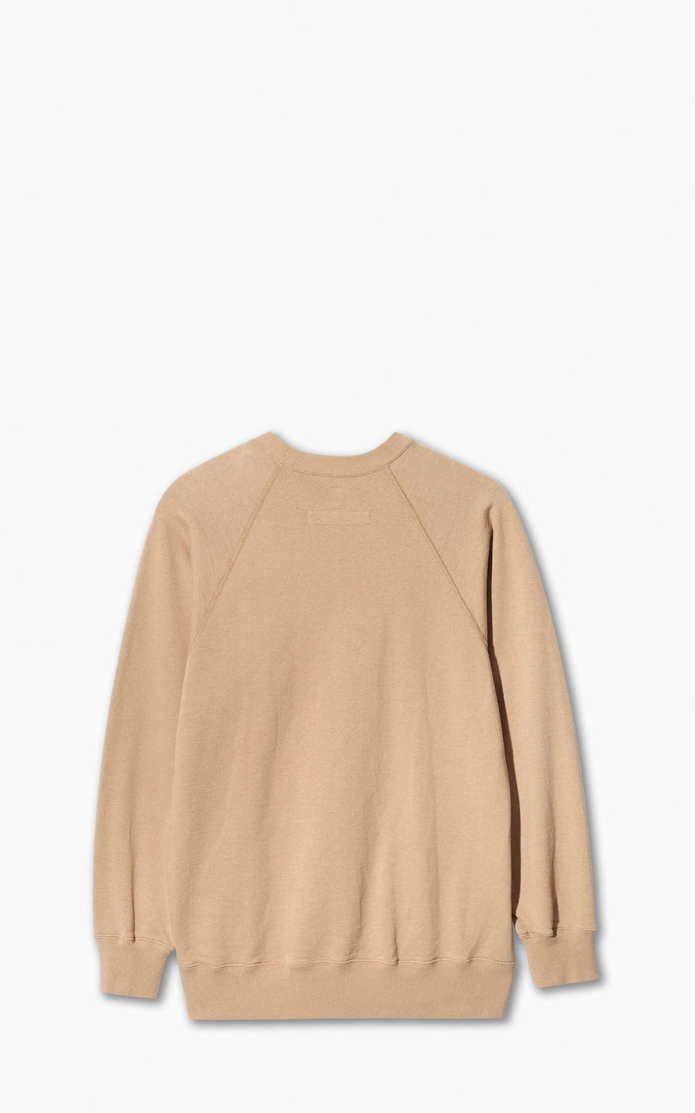Anatomica Sweat Raglan Crew Neck Sand | Cultizm