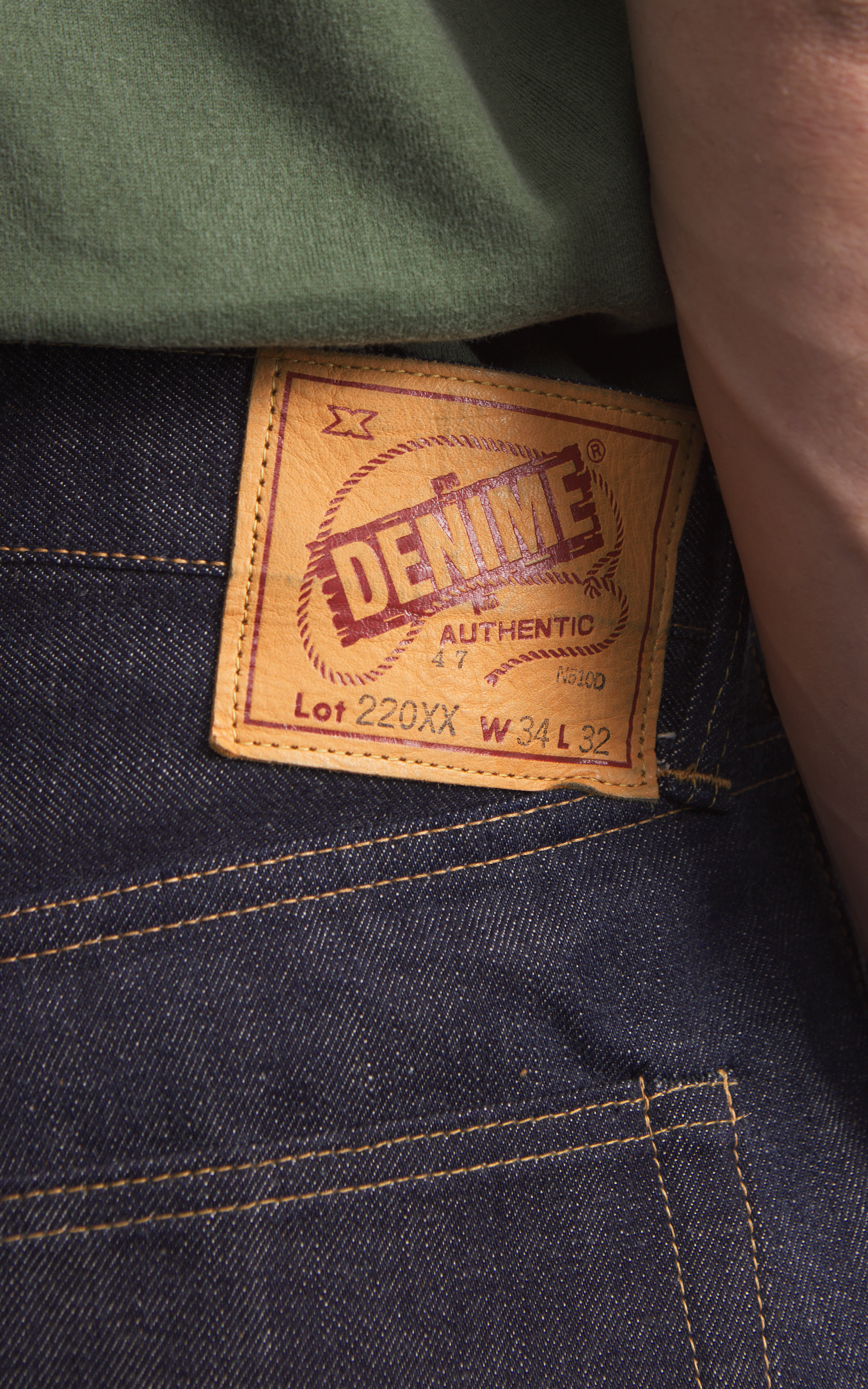 Denime Lot 220XX-47 1947 Model Jeans Selvedge Indigo 14.5oz