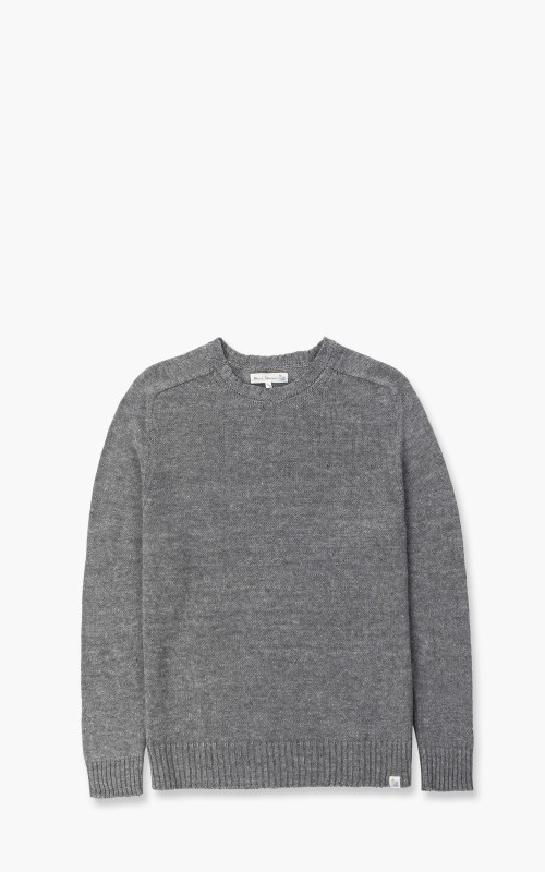 Merz b. Schwanen LMCOS Sweatshirt Oversized Linen/Merino Grey Melange